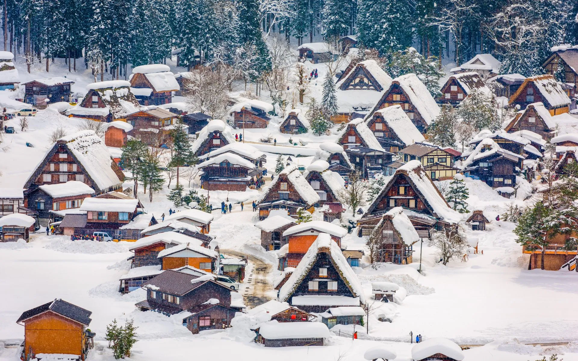 立山黑部雪之大谷與世界遺產合掌村小松進出5日
